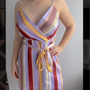 Multicolor Stripes Dress